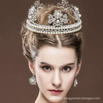 Beauty Queen Crown And Ring Tiaras Hot Sale Real Diamond Tiaras